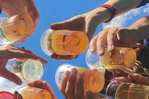 Gymkana de la cerveza en Gijón